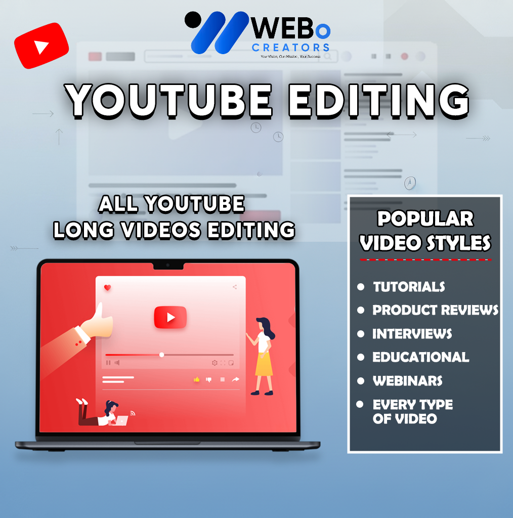 YouTube Video Editing Services at Affordable Cost - Hire Experienced YouTube Video Editors in Ottawa